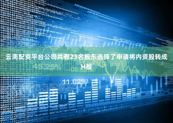 云南配资平台公司共有23名股东选择了申请将内资股转成H股